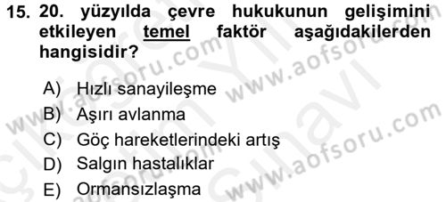 CBS Standartları ve Temel Mevzuat Dersi 2017 - 2018 Yılı (Vize) Ara Sınav Soruları 15. Soru