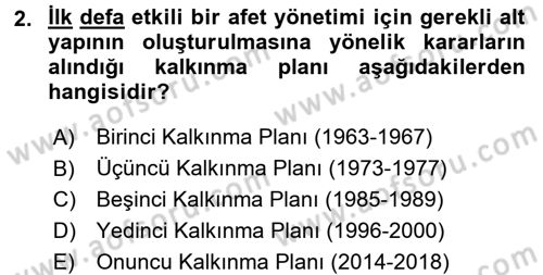 CBS Standartları ve Temel Mevzuat Dersi 2017 - 2018 Yılı (Vize) Ara Sınav Soruları 2. Soru