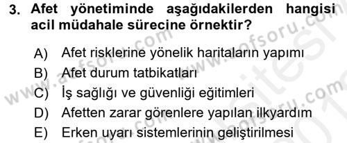 CBS Standartları ve Temel Mevzuat Dersi 2017 - 2018 Yılı (Vize) Ara Sınav Soruları 3. Soru