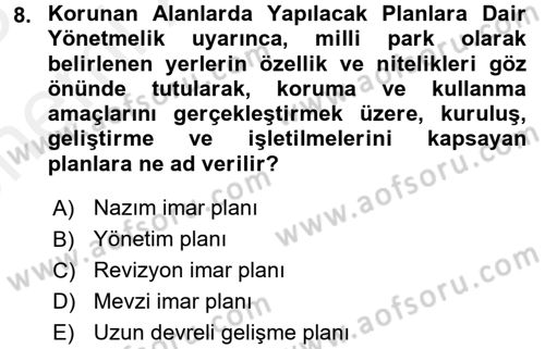 CBS Standartları ve Temel Mevzuat Dersi 2017 - 2018 Yılı (Vize) Ara Sınav Soruları 8. Soru
