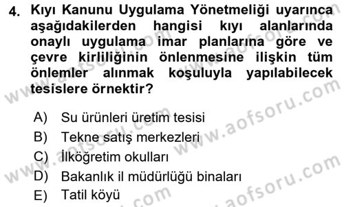 CBS Standartları ve Temel Mevzuat Dersi 2018 - 2019 Yılı (Vize) Ara Sınav Soruları 4. Soru