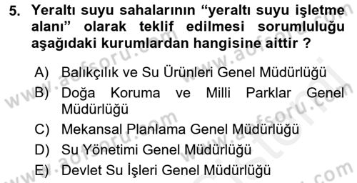 CBS Standartları ve Temel Mevzuat Dersi 2018 - 2019 Yılı (Vize) Ara Sınav Soruları 5. Soru