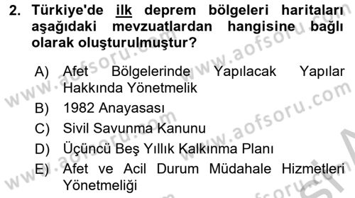 CBS Standartları ve Temel Mevzuat Dersi 2018 - 2019 Yılı Yaz Okulu Sınav Soruları 2. Soru