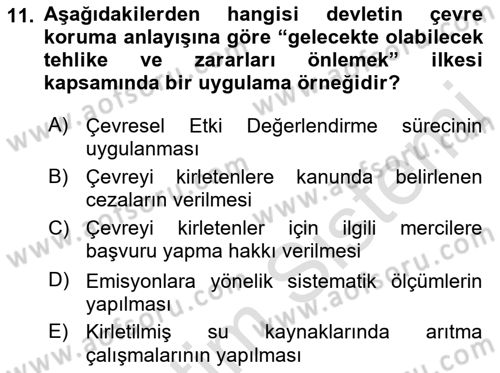 CBS Standartları ve Temel Mevzuat Dersi 2021 - 2022 Yılı (Vize) Ara Sınav Soruları 11. Soru