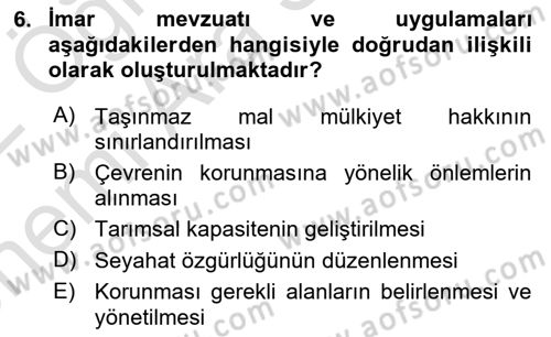 CBS Standartları ve Temel Mevzuat Dersi 2021 - 2022 Yılı (Vize) Ara Sınav Soruları 6. Soru