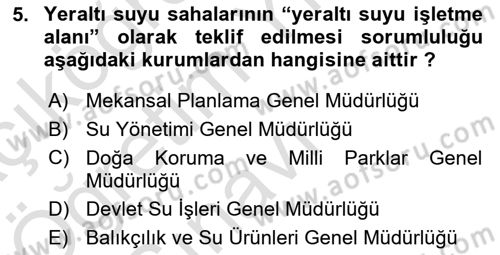 CBS Standartları ve Temel Mevzuat Dersi 2021 - 2022 Yılı Yaz Okulu Sınav Soruları 5. Soru