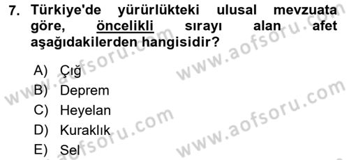 CBS Standartları ve Temel Mevzuat Dersi 2021 - 2022 Yılı Yaz Okulu Sınav Soruları 7. Soru