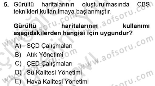 CBS Standartları ve Temel Mevzuat Dersi 2022 - 2023 Yılı Yaz Okulu Sınav Soruları 5. Soru