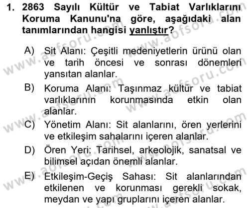 CBS Standartları ve Temel Mevzuat Dersi 2023 - 2024 Yılı (Vize) Ara Sınav Soruları 1. Soru