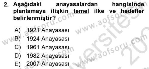 CBS Standartları ve Temel Mevzuat Dersi 2023 - 2024 Yılı (Vize) Ara Sınav Soruları 2. Soru