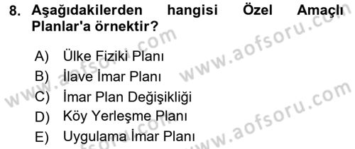CBS Standartları ve Temel Mevzuat Dersi 2023 - 2024 Yılı (Vize) Ara Sınav Soruları 8. Soru