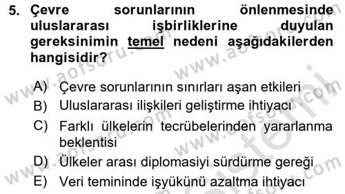 CBS Standartları ve Temel Mevzuat Dersi 2023 - 2024 Yılı Yaz Okulu Sınav Soruları 5. Soru
