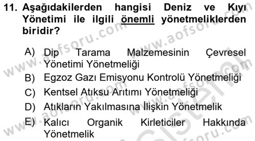 CBS Standartları ve Temel Mevzuat Dersi 2024 - 2025 Yılı (Vize) Ara Sınav Soruları 11. Soru