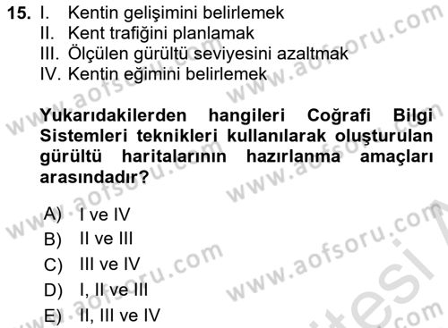 CBS Standartları ve Temel Mevzuat Dersi 2024 - 2025 Yılı (Vize) Ara Sınav Soruları 15. Soru