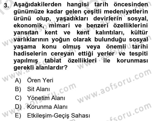 CBS Standartları ve Temel Mevzuat Dersi 2024 - 2025 Yılı (Vize) Ara Sınav Soruları 3. Soru