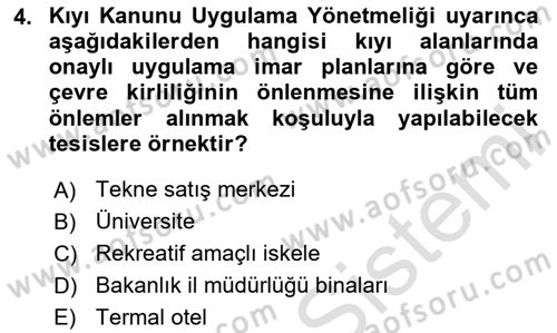 CBS Standartları ve Temel Mevzuat Dersi 2024 - 2025 Yılı (Vize) Ara Sınav Soruları 4. Soru
