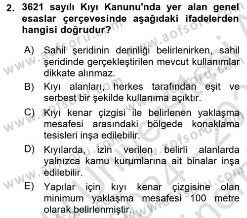 CBS Standartları ve Temel Mevzuat Dersi 2024 - 2025 Yılı (Final) Dönem Sonu Sınav Soruları 2. Soru