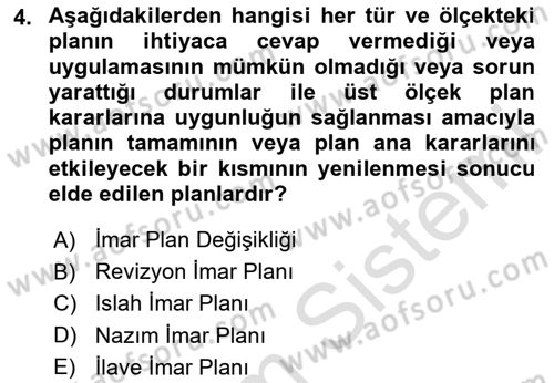 CBS Standartları ve Temel Mevzuat Dersi 2024 - 2025 Yılı (Final) Dönem Sonu Sınav Soruları 4. Soru