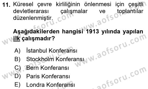 CBS Standartları ve Temel Mevzuat Dersi 2025 - 2026 Yılı (Vize) Ara Sınav Soruları 11. Soru