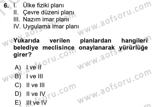 CBS Standartları ve Temel Mevzuat Dersi 2025 - 2026 Yılı (Vize) Ara Sınav Soruları 6. Soru