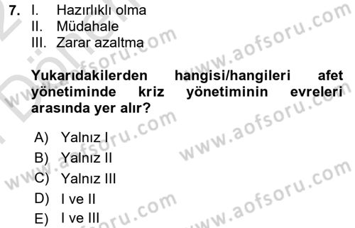 Coğrafi Bilgi Sistemlerinin Kullanım Alanları 1 Dersi 2021 - 2022 Yılı (Final) Dönem Sonu Sınav Soruları 7. Soru