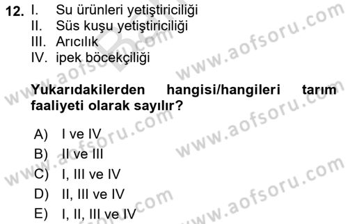 Coğrafi Bilgi Sistemlerinin Kullanım Alanları 1 Dersi 2024 - 2025 Yılı (Final) Dönem Sonu Sınav Soruları 12. Soru