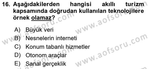 Coğrafi Bilgi Sistemlerinin Kullanım Alanları 1 Dersi 2024 - 2025 Yılı (Final) Dönem Sonu Sınav Soruları 16. Soru