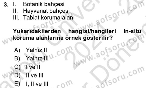 Coğrafi Bilgi Sistemlerinin Kullanım Alanları 1 Dersi 2024 - 2025 Yılı (Final) Dönem Sonu Sınav Soruları 3. Soru