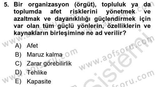 Coğrafi Bilgi Sistemlerinin Kullanım Alanları 1 Dersi 2024 - 2025 Yılı (Final) Dönem Sonu Sınav Soruları 5. Soru