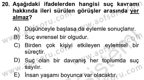 Coğrafi Bilgi Sistemlerinin Kullanım Alanları 1 Dersi 2025 - 2026 Yılı (Final) Dönem Sonu Sınav Soruları 20. Soru