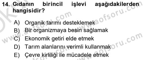 Coğrafi Bilgi Sistemlerinin Kullanım Alanları 1 Dersi 2025 - 2026 Yılı Yaz Okulu Sınav Soruları 14. Soru