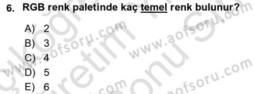 Harita Bilgisi Dersi 2023 - 2024 Yılı (Final) Dönem Sonu Sınav Soruları 6. Soru