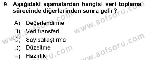 Harita Bilgisi Dersi 2023 - 2024 Yılı (Final) Dönem Sonu Sınav Soruları 9. Soru