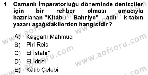 Harita Bilgisi Dersi 2024 - 2025 Yılı (Vize) Ara Sınav Soruları 1. Soru