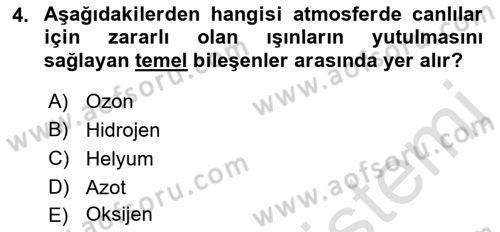 Uzaktan Algılama Dersi 2022 - 2023 Yılı (Vize) Ara Sınav Soruları 4. Soru