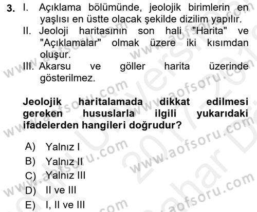 CBS’de Proje Tasarımı ve Yönetimi 2 Dersi 2017 - 2018 Yılı (Vize) Ara Sınav Soruları 3. Soru