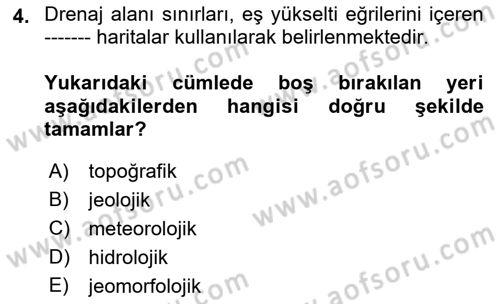 CBS’de Proje Tasarımı ve Yönetimi 2 Dersi 2017 - 2018 Yılı (Vize) Ara Sınav Soruları 4. Soru