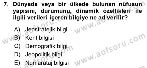 CBS’de Proje Tasarımı ve Yönetimi 2 Dersi 2017 - 2018 Yılı (Vize) Ara Sınav Soruları 7. Soru