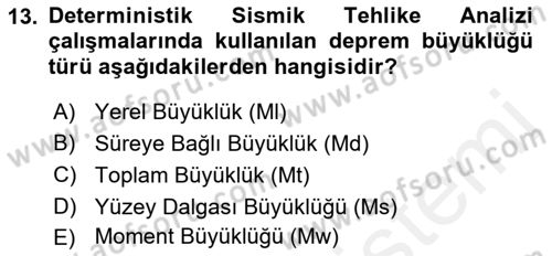 CBS’de Proje Tasarımı ve Yönetimi 2 Dersi 2017 - 2018 Yılı (Final) Dönem Sonu Sınav Soruları 13. Soru