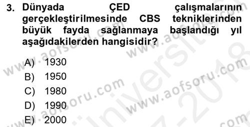 CBS’de Proje Tasarımı ve Yönetimi 2 Dersi 2017 - 2018 Yılı (Final) Dönem Sonu Sınav Soruları 3. Soru