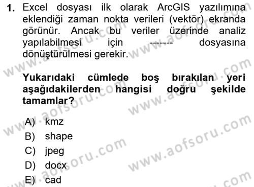 CBS’de Proje Tasarımı ve Yönetimi 2 Dersi 2018 - 2019 Yılı (Final) Dönem Sonu Sınav Soruları 1. Soru
