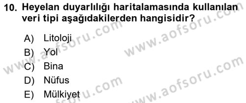CBS’de Proje Tasarımı ve Yönetimi 2 Dersi 2018 - 2019 Yılı (Final) Dönem Sonu Sınav Soruları 10. Soru