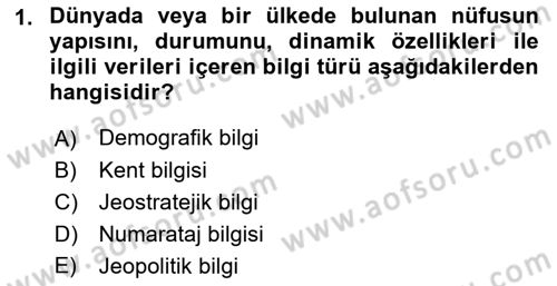 CBS’de Proje Tasarımı ve Yönetimi 2 Dersi 2018 - 2019 Yılı Yaz Okulu Sınavı 1. Soru