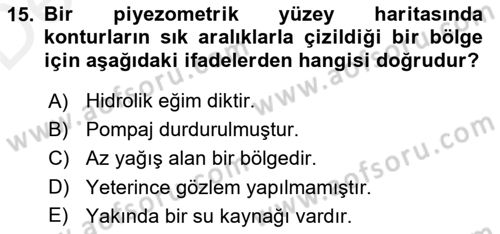 CBS’de Proje Tasarımı ve Yönetimi 1 Dersi 2017 - 2018 Yılı 3 Ders Sınav Soruları 15. Soru