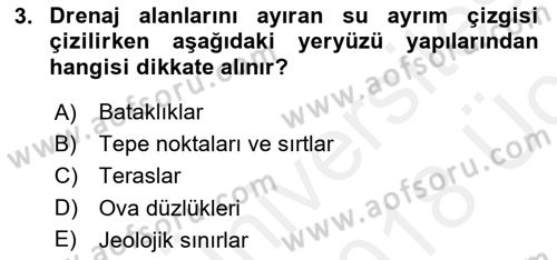 CBS’de Proje Tasarımı ve Yönetimi 1 Dersi 2017 - 2018 Yılı 3 Ders Sınav Soruları 3. Soru