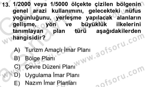 CBS’de Proje Tasarımı ve Yönetimi 1 Dersi 2017 - 2018 Yılı (Vize) Ara Sınav Soruları 13. Soru