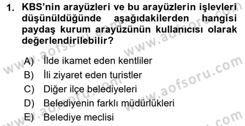 CBS’de Proje Tasarımı ve Yönetimi 1 Dersi 2017 - 2018 Yılı (Final) Dönem Sonu Sınav Soruları 1. Soru