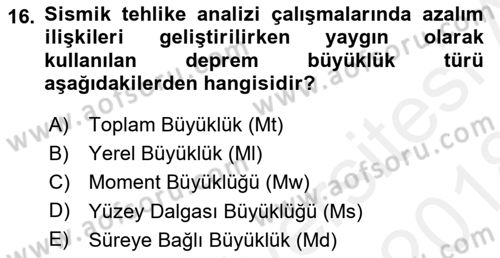 CBS’de Proje Tasarımı ve Yönetimi 1 Dersi 2017 - 2018 Yılı (Final) Dönem Sonu Sınav Soruları 16. Soru