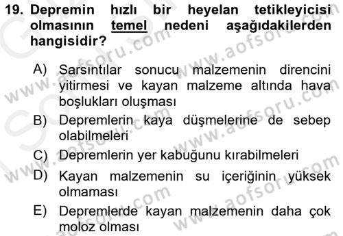 CBS’de Proje Tasarımı ve Yönetimi 1 Dersi 2017 - 2018 Yılı (Final) Dönem Sonu Sınav Soruları 19. Soru