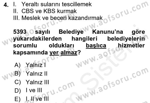 CBS’de Proje Tasarımı ve Yönetimi 1 Dersi 2018 - 2019 Yılı (Vize) Ara Sınav Soruları 4. Soru